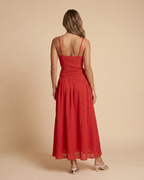 Linien Cut Out - Red