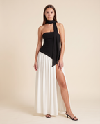 LuxeSlit Dress - TwoTone